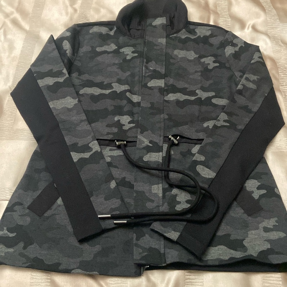 Terrific Little Zip Up Drawstring Waist Cami Jacket.